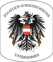 offizielles Wappen fr staatlich ausgeteichnete Unternehmen